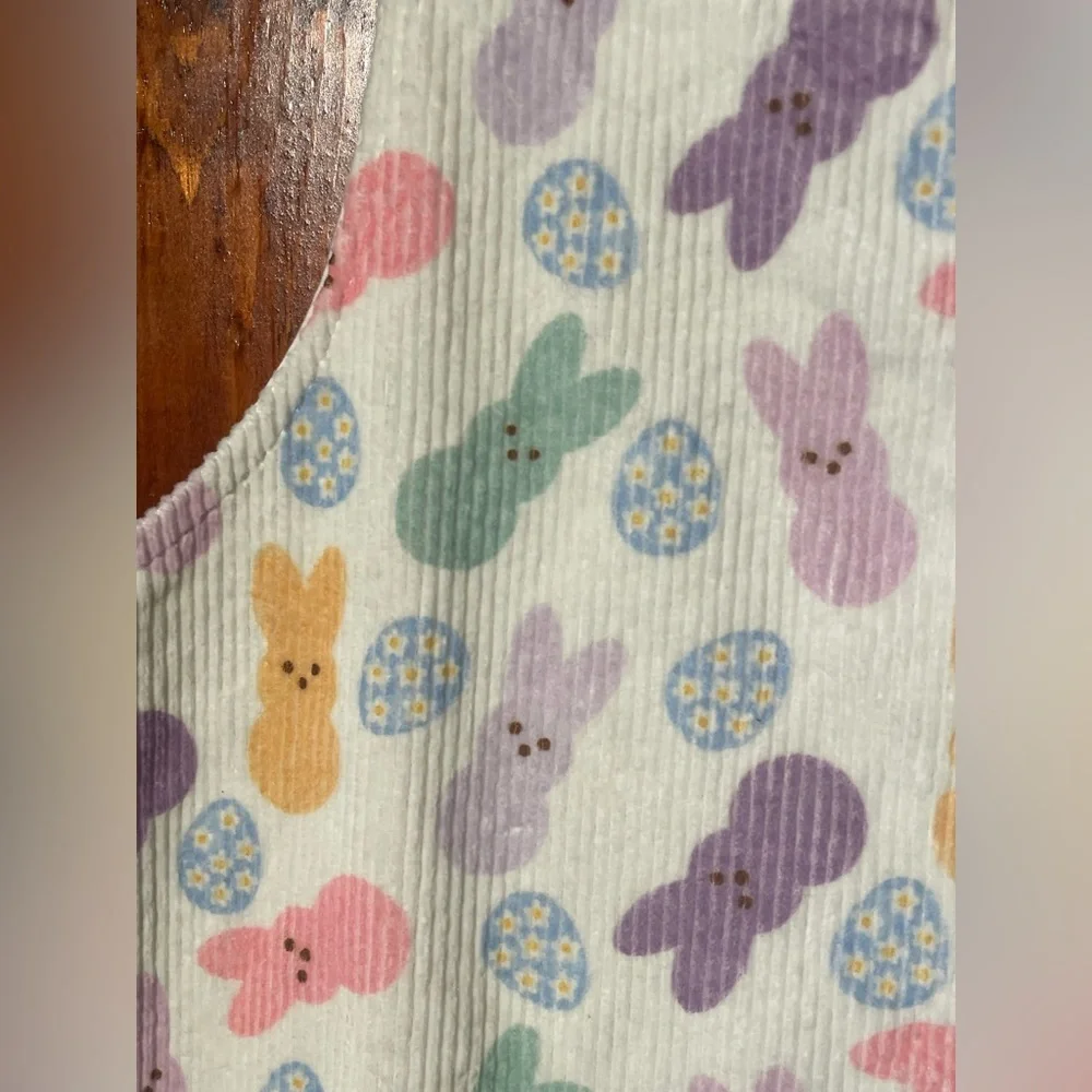 EUC Cheeky Plum Corduroy Peeps Easter Dress